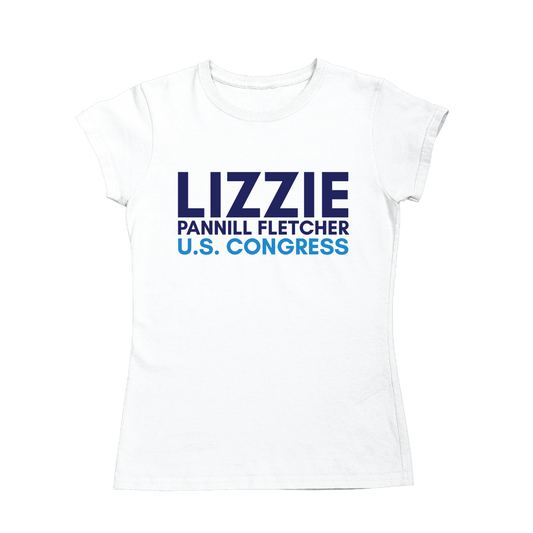 Lizzie Fletcher for Congress Logo Fitted T-Shirt